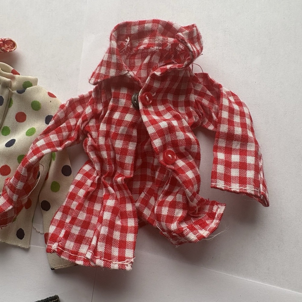 Vintage Barbie Clothing Lot Pants And Blouses— Picnic Set, Get Ups N' Go - Picture 7 of 8